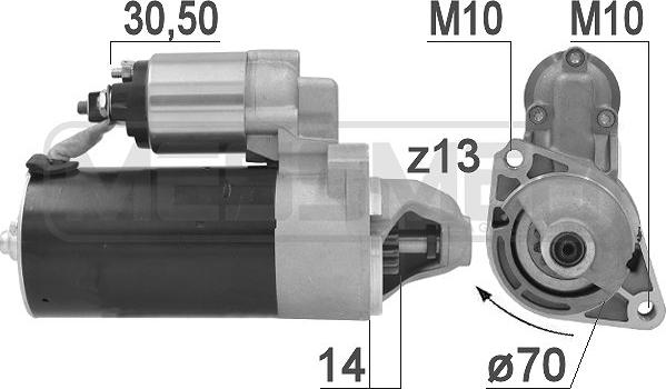 ERA 220941A - Motorino d'avviamento www.autoricambit.com