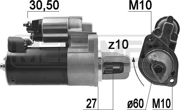 ERA 220954A - Motorino d'avviamento www.autoricambit.com