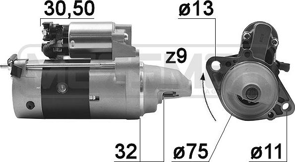 ERA 220958A - Motorino d'avviamento www.autoricambit.com