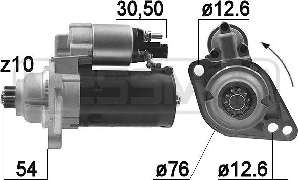 ERA 220963A - Motorino d'avviamento www.autoricambit.com