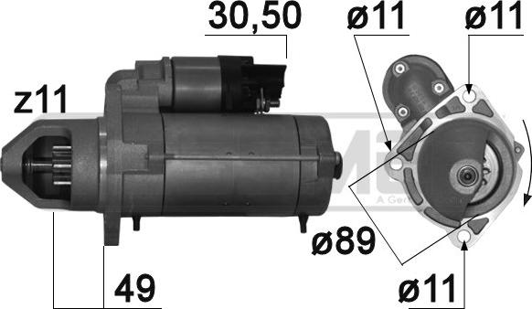 ERA 220915 - Motorino d'avviamento www.autoricambit.com