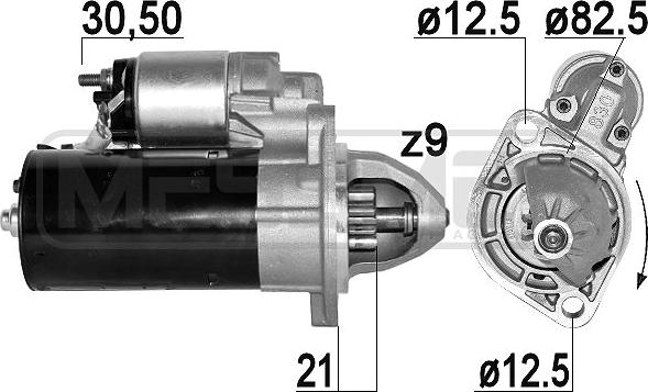 ERA 220912 - Motorino d'avviamento www.autoricambit.com