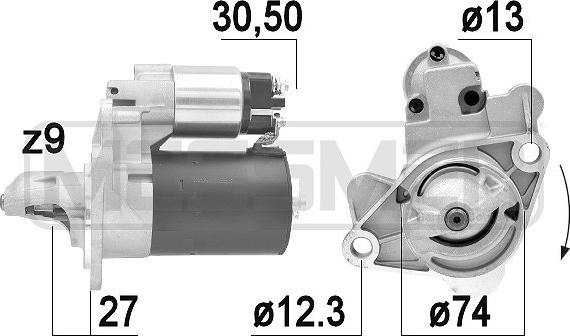 ERA 220917A - Motorino d'avviamento www.autoricambit.com