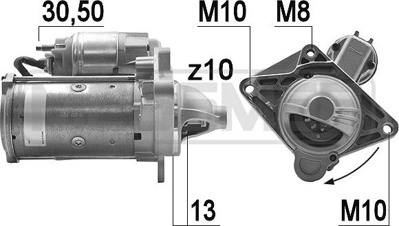 ERA 220980 - Motorino d'avviamento www.autoricambit.com