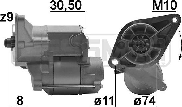 ERA 220981A - Motorino d'avviamento www.autoricambit.com