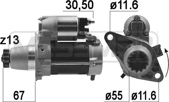 ERA 220982A - Motorino d'avviamento www.autoricambit.com