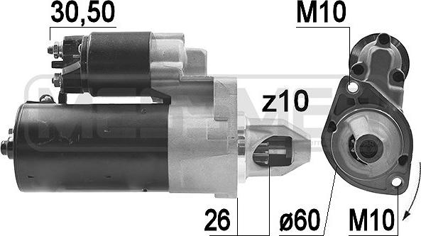 ERA 220976A - Motorino d'avviamento www.autoricambit.com