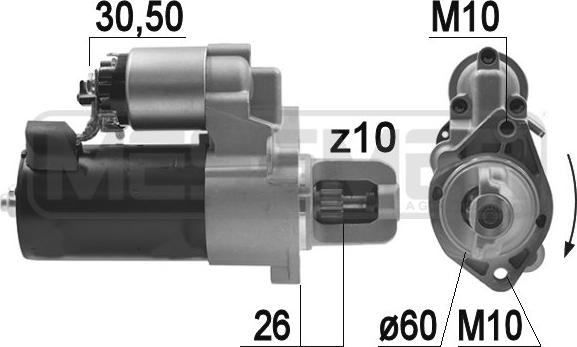 ERA 220971A - Motorino d'avviamento www.autoricambit.com