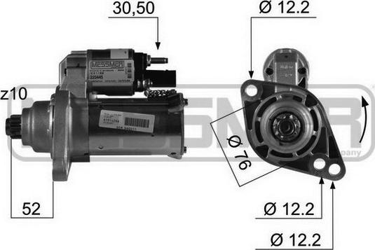 ERA 220445 - Motorino d'avviamento www.autoricambit.com