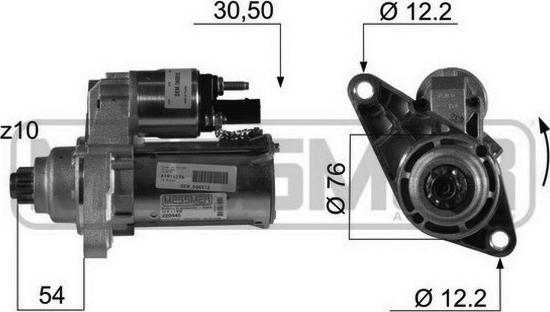 ERA 220446 - Motorino d'avviamento www.autoricambit.com