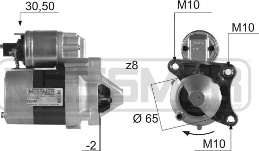 ERA 220441 - Motorino d'avviamento www.autoricambit.com