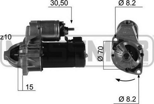 ERA 220442 - Motorino d'avviamento www.autoricambit.com