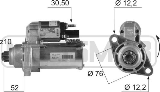 ERA 220447 - Motorino d'avviamento www.autoricambit.com