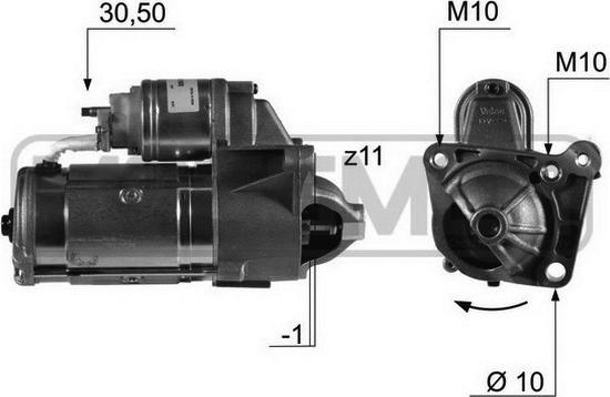 ERA 220452 - Motorino d'avviamento www.autoricambit.com