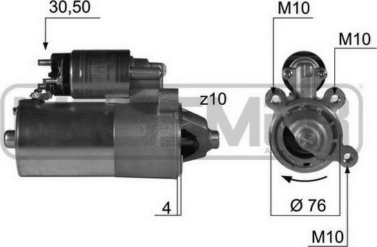 ERA 220406 - Motorino d'avviamento www.autoricambit.com