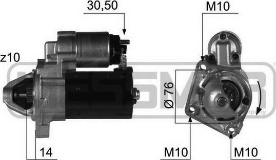 ERA 220411 - Motorino d'avviamento www.autoricambit.com