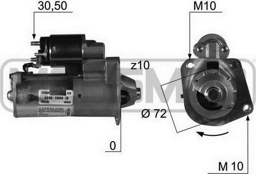 ERA 220418 - Motorino d'avviamento www.autoricambit.com