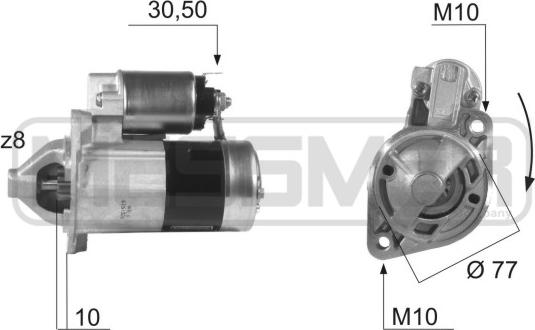 ERA 220473 - Motorino d'avviamento www.autoricambit.com