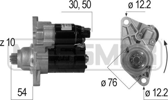 ERA 220544A - Motorino d'avviamento www.autoricambit.com