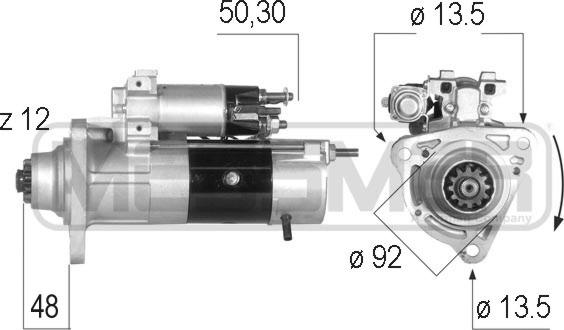 ERA 220558 - Motorino d'avviamento www.autoricambit.com