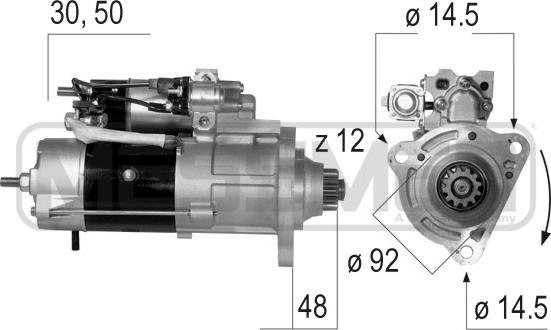 ERA 220569 - Motorino d'avviamento www.autoricambit.com