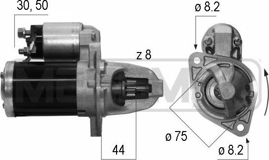 ERA 220519 - Motorino d'avviamento www.autoricambit.com