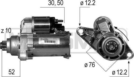 ERA 220530 - Motorino d'avviamento www.autoricambit.com