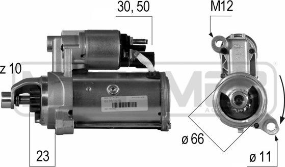 ERA 220531 - Motorino d'avviamento www.autoricambit.com