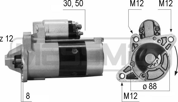 ERA 220520 - Motorino d'avviamento www.autoricambit.com