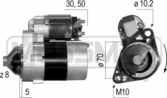 ERA 220523A - Motorino d'avviamento www.autoricambit.com