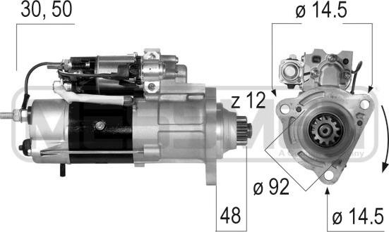 ERA 220574 - Motorino d'avviamento www.autoricambit.com