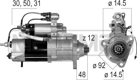 ERA 220573 - Motorino d'avviamento www.autoricambit.com