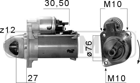 ERA 220655 - Motorino d'avviamento www.autoricambit.com