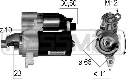 ERA 220604 - Motorino d'avviamento www.autoricambit.com