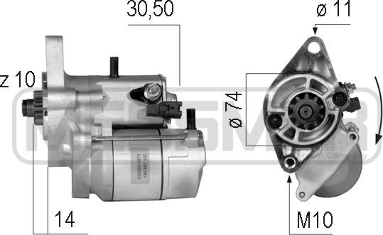 ERA 220602 - Motorino d'avviamento www.autoricambit.com