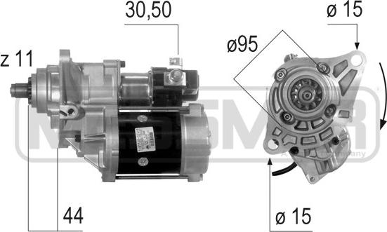 ERA 220632 - Motorino d'avviamento www.autoricambit.com