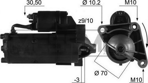 ERA 220099R - Motorino d'avviamento www.autoricambit.com