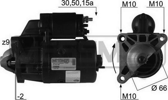 ERA 220098R - Motorino d'avviamento www.autoricambit.com