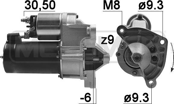 ERA 220044A - Motorino d'avviamento www.autoricambit.com