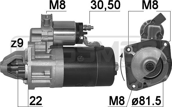 ERA 220043R - Motorino d'avviamento www.autoricambit.com