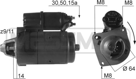 ERA 220051R - Motorino d'avviamento www.autoricambit.com