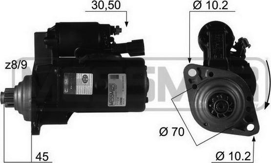 ERA 220066R - Motorino d'avviamento www.autoricambit.com