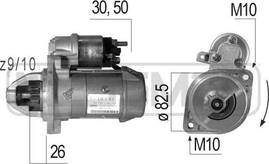 ERA 220060 - Motorino d'avviamento www.autoricambit.com