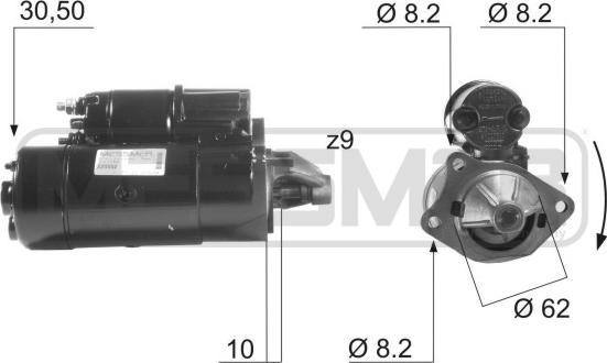 ERA 220002R - Motorino d'avviamento www.autoricambit.com