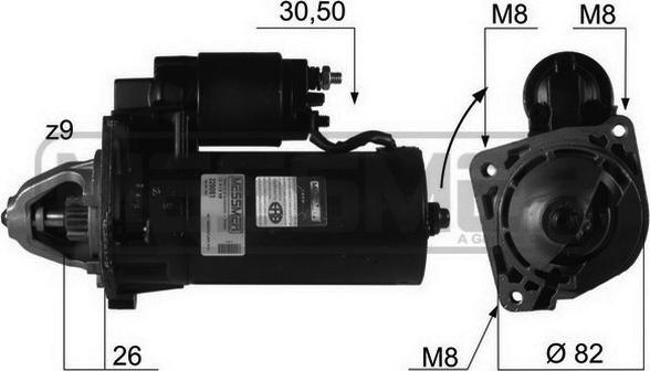 ERA 220081R - Motorino d'avviamento www.autoricambit.com