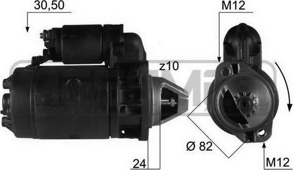 ERA 220082R - Motorino d'avviamento www.autoricambit.com