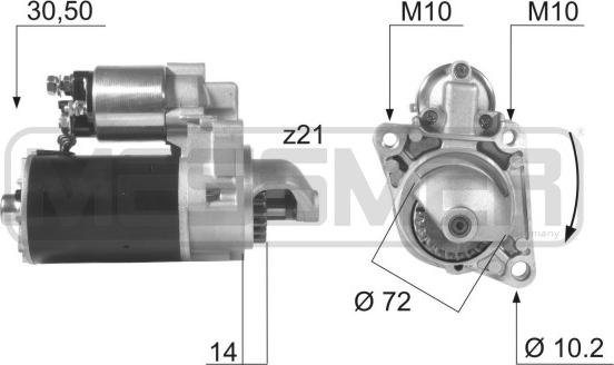 ERA 220034A - Motorino d'avviamento www.autoricambit.com