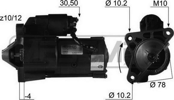 ERA 220032R - Motorino d'avviamento www.autoricambit.com