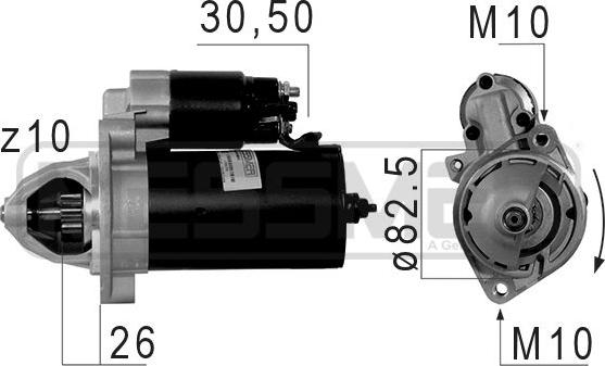 ERA 220029A - Motorino d'avviamento www.autoricambit.com