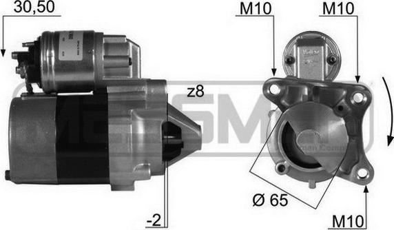 ERA 220023A - Motorino d'avviamento www.autoricambit.com